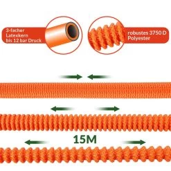 Gartenschlauch Orange 15m Flexibel 16 Gartenschlauch Orange 15m Flexibel -Gartenmöbel Und Dekoration Geschäft efe723286aec7b03e35ea77a1df7f437 de 109320d 10 1