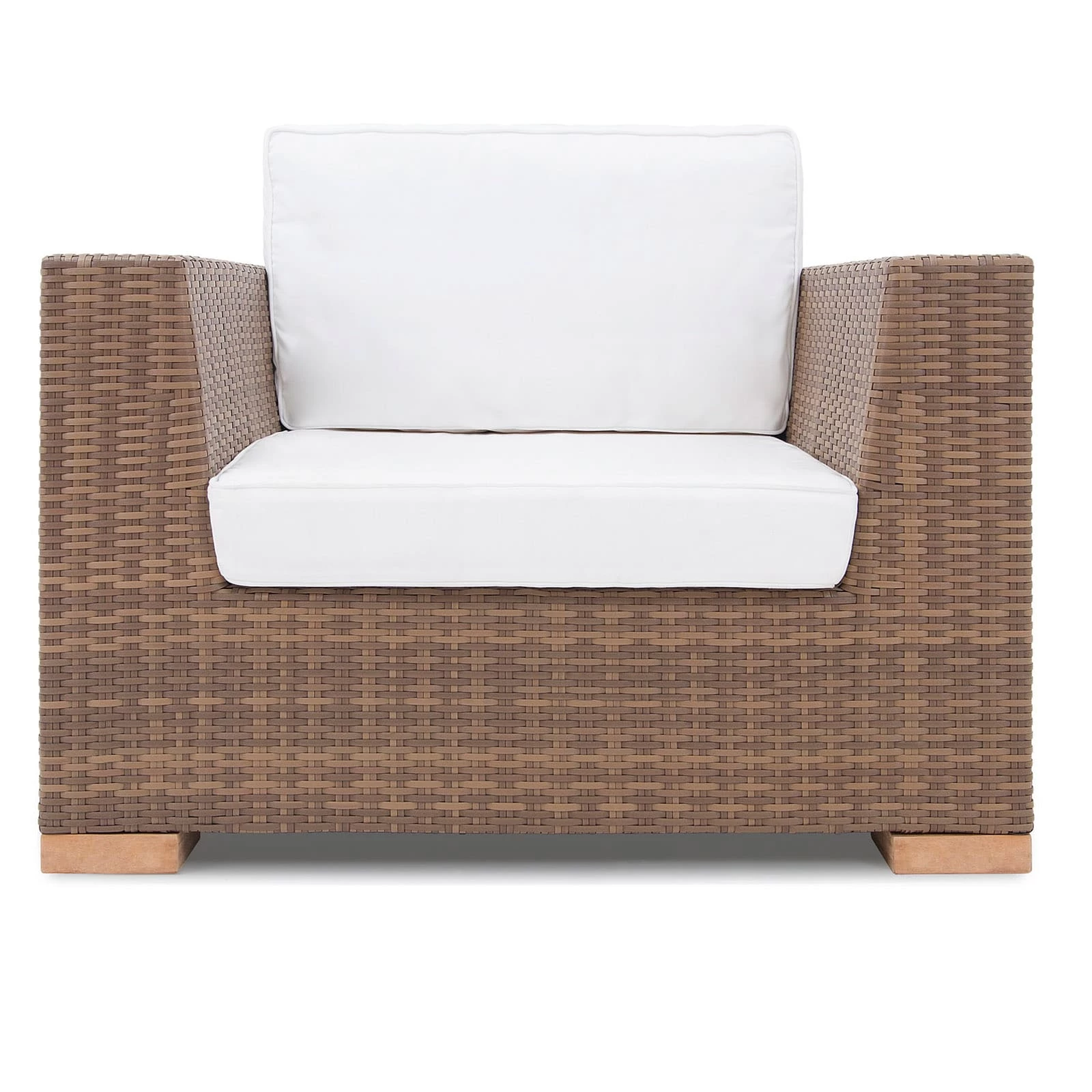 Polyrattan Sessel Havanna Natur/Braun 7 Polyrattan Sessel Havanna Natur/Braun – Bild 5
