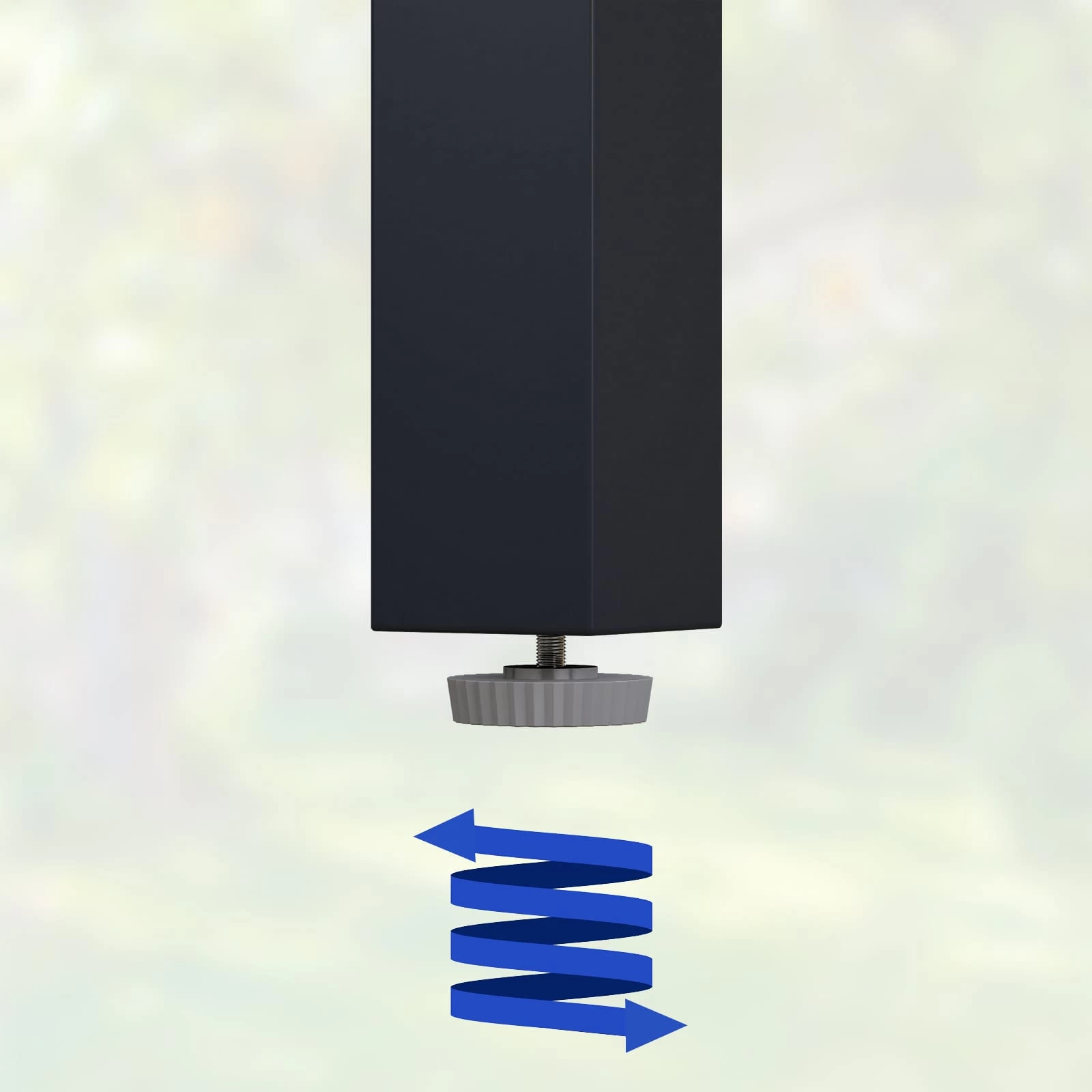 Gartentisch Bern Anthrazit Alu 150x90x75cm 9 Gartentisch Bern Anthrazit Alu 150x90x75cm – Bild 7