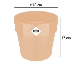 Elho Blumentopf Nude 18x17cm 2,9L -Gartenmöbel Und Dekoration Geschäft f27dfeb5ff066ed4fa68b348a7d38dbc de 193650d 2 1
