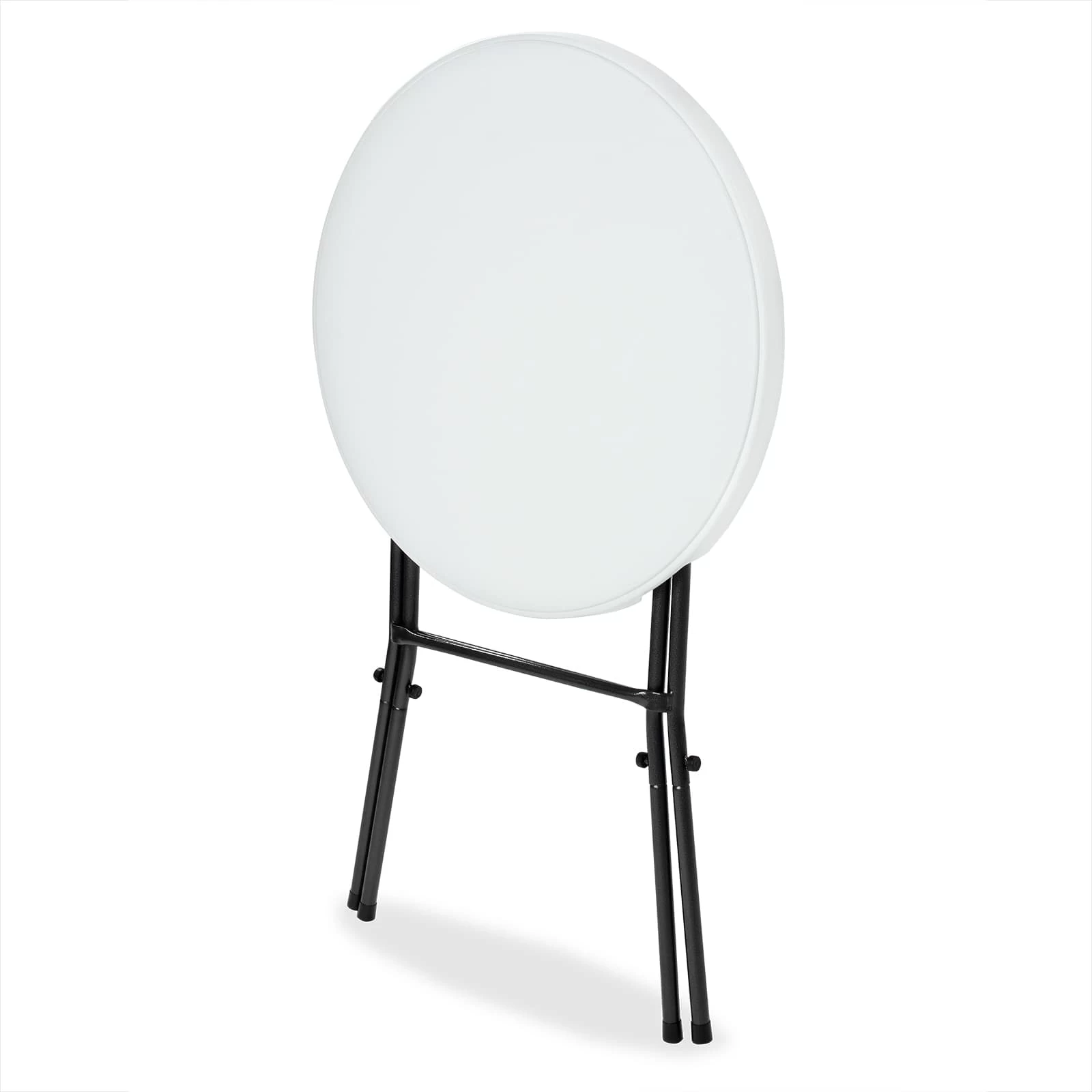 Stehtisch 2er-Set Weiß Kunststoff Ø75cm Klappbar 13 Stehtisch 2er-Set Weiß Kunststoff Ø75cm Klappbar – Bild 11