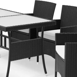 Polyrattan Garten-Sitzgruppe Nizza 7-tlg. Schwarz Milchglas 19 Polyrattan Garten-Sitzgruppe Nizza 7-tlg. Schwarz Milchglas -Gartenmöbel Und Dekoration Geschäft f4a76d3e7388e4257224335153396846 de 994883d 4