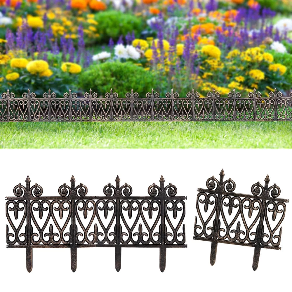 Beeteinfassung 3er-Set Messingoptik 5,70m 3 Beeteinfassung 3er-Set Messingoptik 5,70m