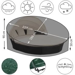 Abdeckung Sonneninsel Grün 230x180x90/50cm -Gartenmöbel Und Dekoration Geschäft f705154a17764f9f5179e117460b6e07 de 108872d 10 1 1