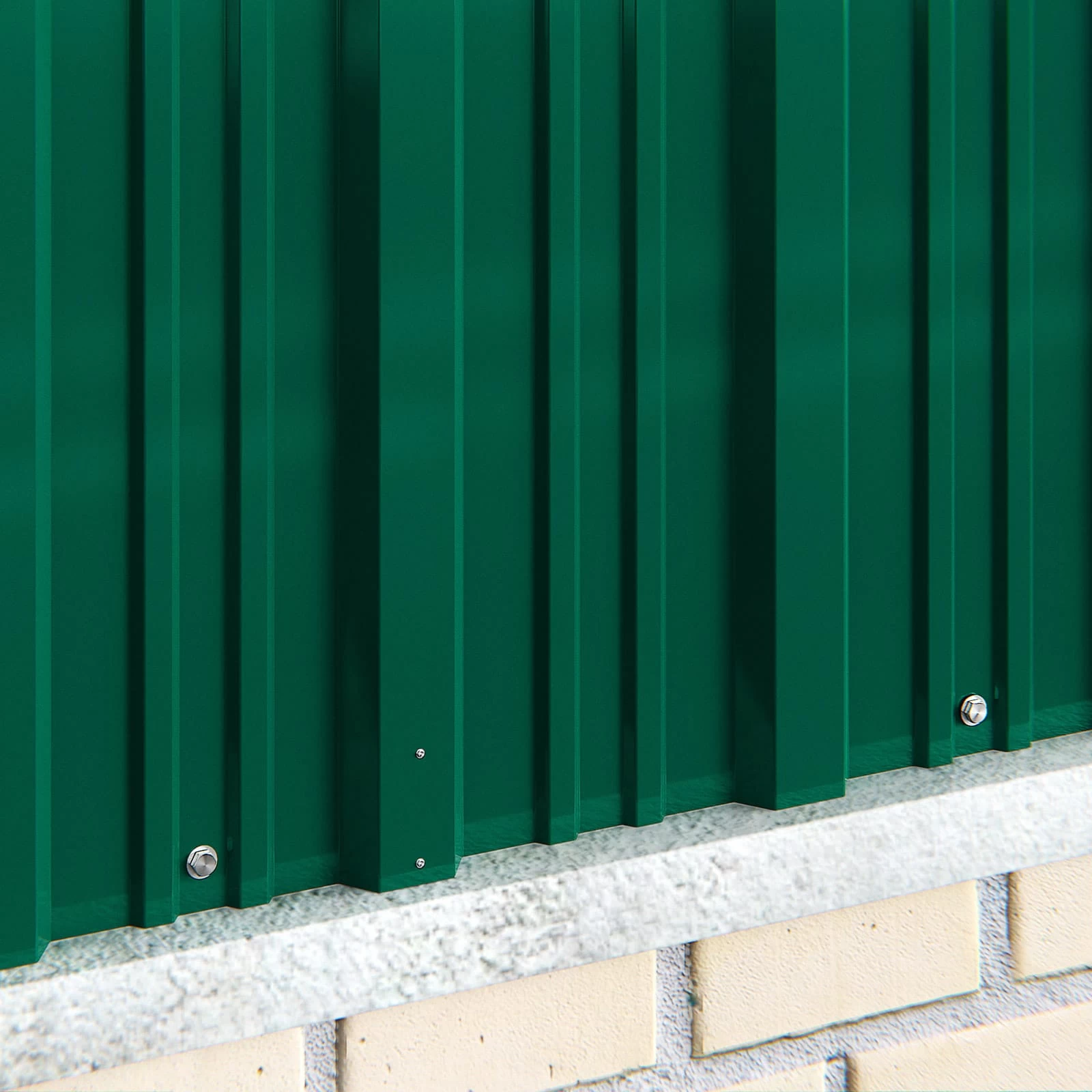 Trapezblech 12er-Set Grün 129x46cm Gelocht 8 Trapezblech 12er-Set Grün 129x46cm Gelocht – Bild 6