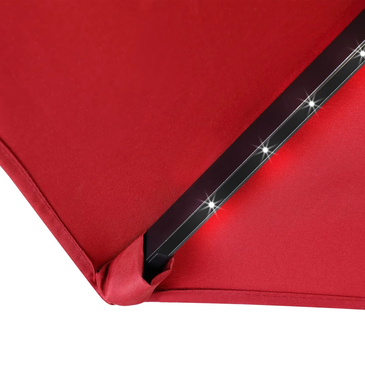 LED Solar Ampelschirm Haiti Rot Ø300cm 11 LED Solar Ampelschirm Haiti Rot Ø300cm – Bild 9