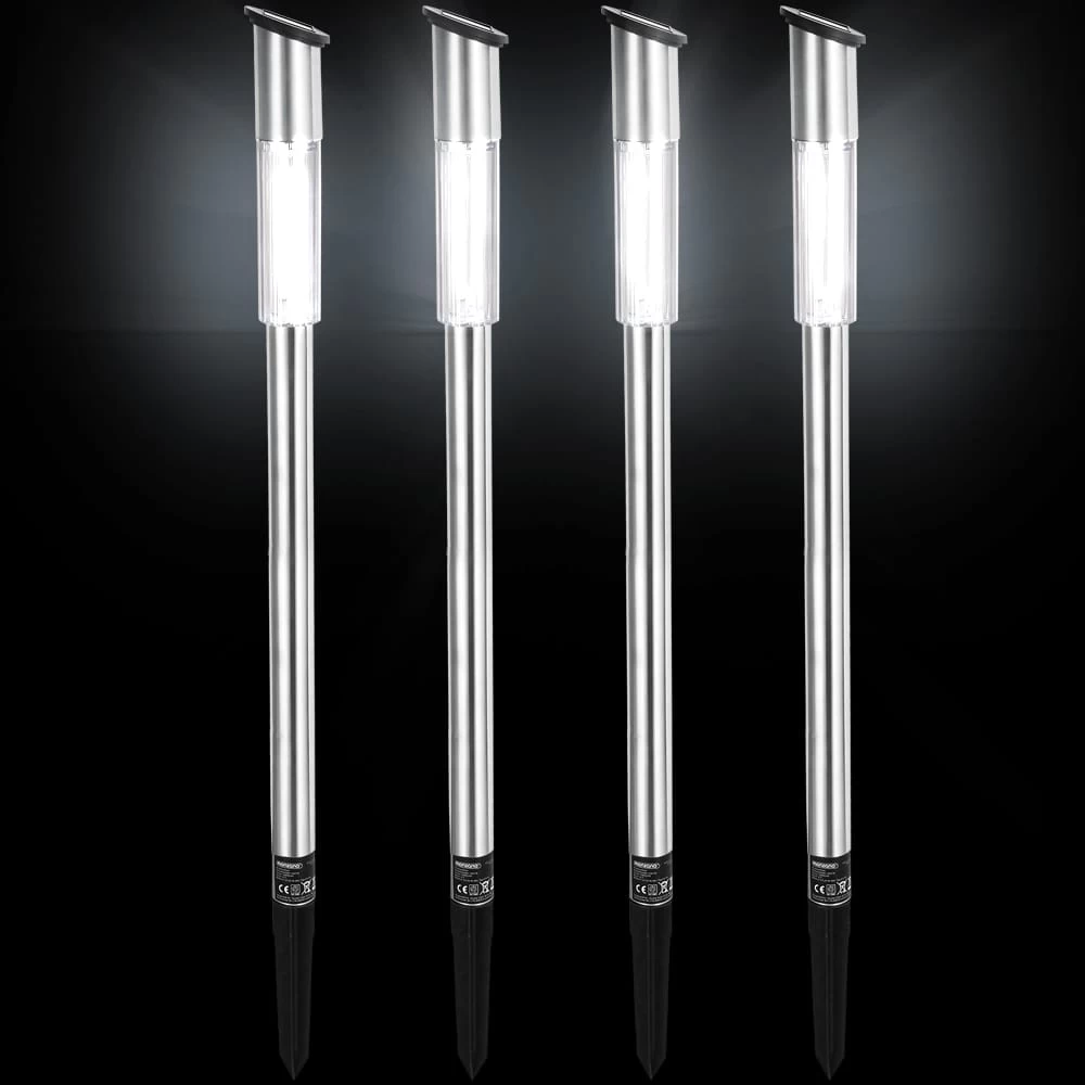 LED Solarleuchte 4er-Set Mit Dämmerungssensor 7 LED Solarleuchte 4er-Set Mit Dämmerungssensor – Bild 5