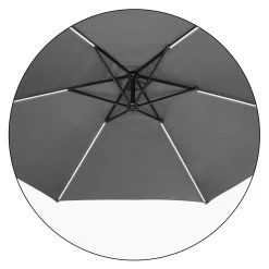 LED Solar Ampelschirm Mali Anthrazit Ø330cm -Gartenmöbel Und Dekoration Geschäft fa90817396db6614b9347e3d3e5d3d09 de 107013d 10 3