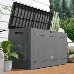 Auflagenbox Rato Grau 310L -Gartenmöbel Und Dekoration Geschäft fcf65d0c153092d34922497b77bc0fde de 108647d 1