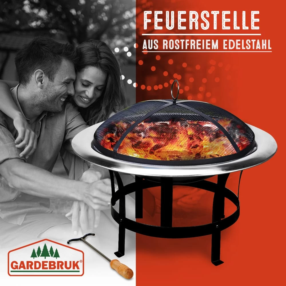 Feuerstelle Edelstahl Ø75cm 8 Feuerstelle Edelstahl Ø75cm – Bild 6