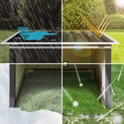 Mähroboter Garage Anthrazit Metall 89x90x54cm 15 Mähroboter Garage Anthrazit Metall 89x90x54cm -Gartenmöbel Und Dekoration Geschäft fef73b45a66d65e5bf79bd8a71473f5d de 109176d 6 1 1