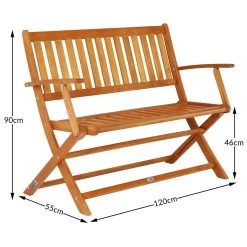 Gartenbank Eukalyptusholz 120x55x90cm FSC®-zertifiziert -Gartenmöbel Und Dekoration Geschäft ff8b249af1823267c6d517241b2d8046 de 107115d 9